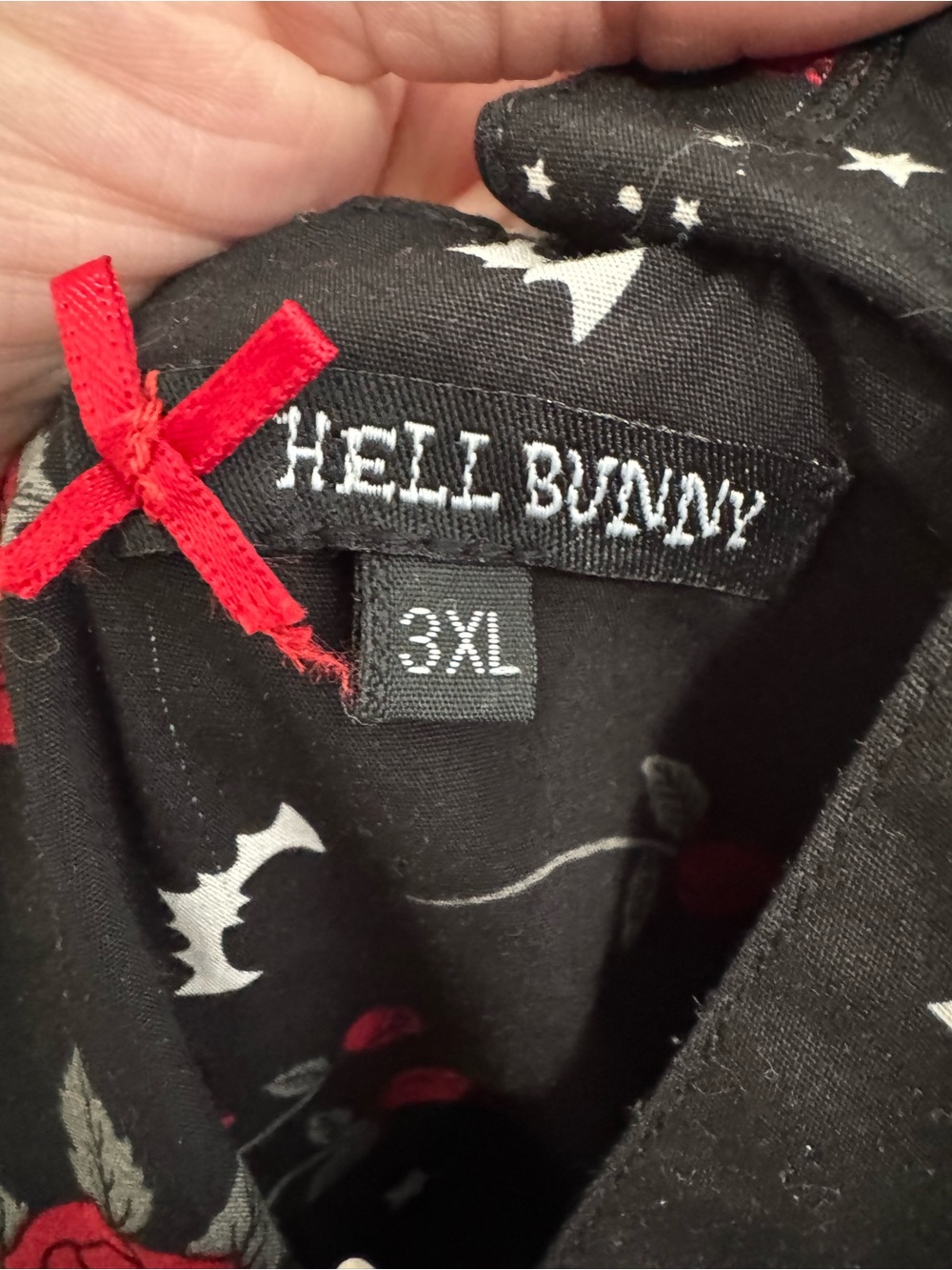 Hell Bunny Skull Print Fit & Flare Dress - Picture 4 of 8